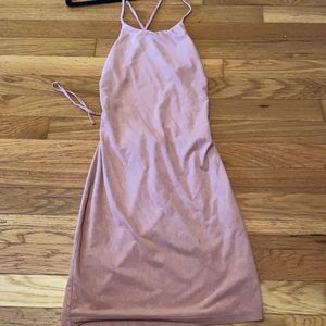 Open back bodycon dress